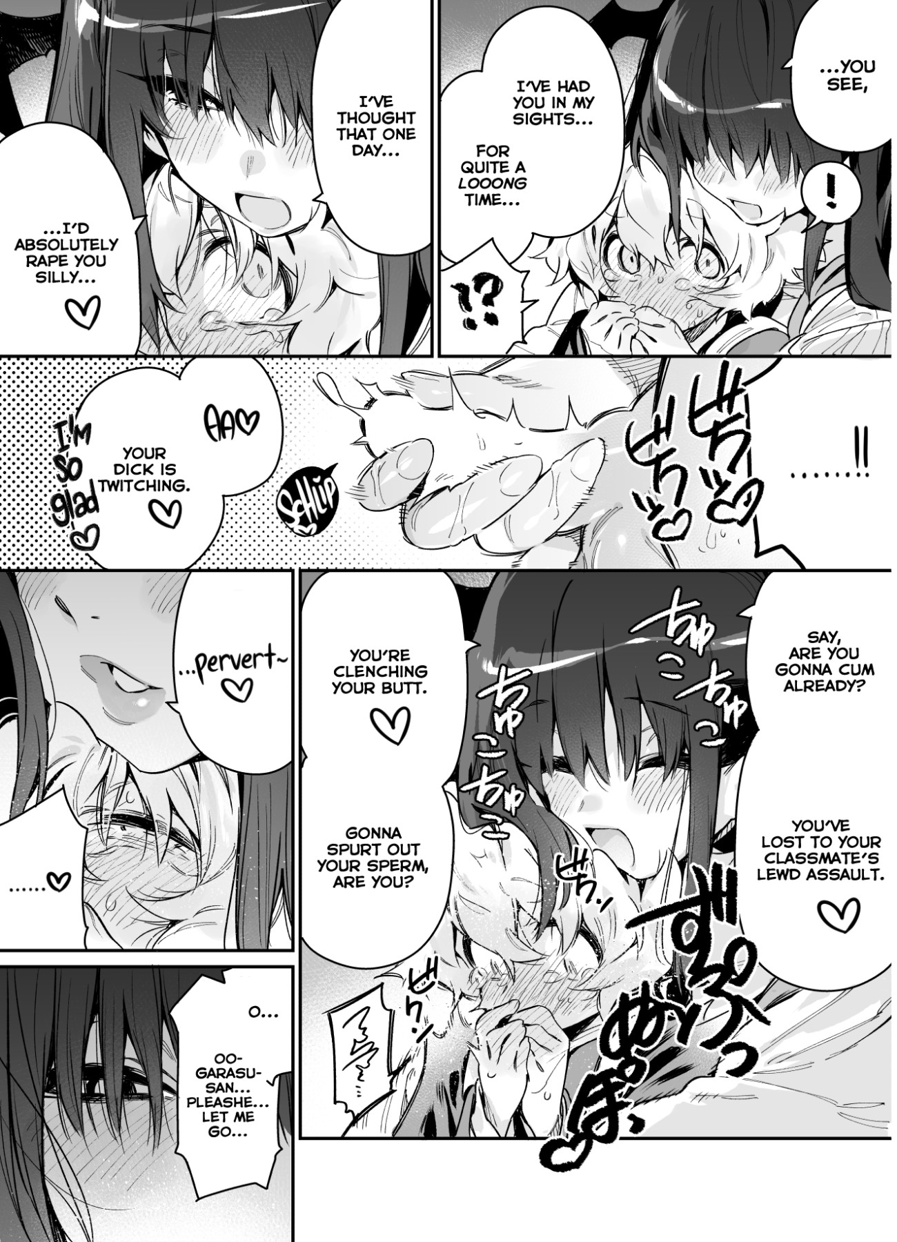 Hentai Manga Comic-Story of the Boy Who Gets Assaulted on the Train to School by a Girl from His Class-Read-12